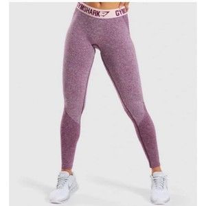 Gym Shark Athletic Pant Legging Flex Purple Pink Workout Women’s Size Small
